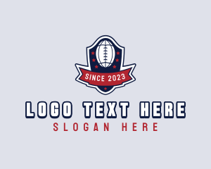 Football - American Football Tournament logo design