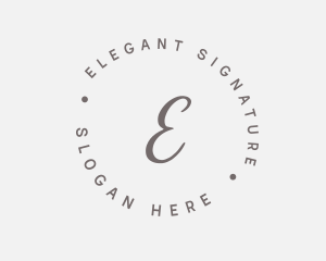 Fashion Beauty Signature logo design