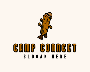 Log Camp Ranger  logo design