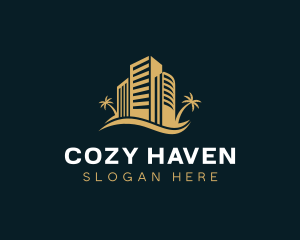 Hotel Building Accommodation logo