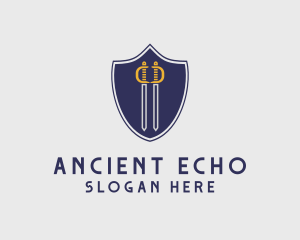 Ancient Rapier Sword logo design