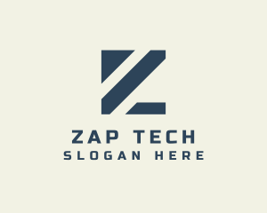 Tech Cyberspace Letter Z logo design