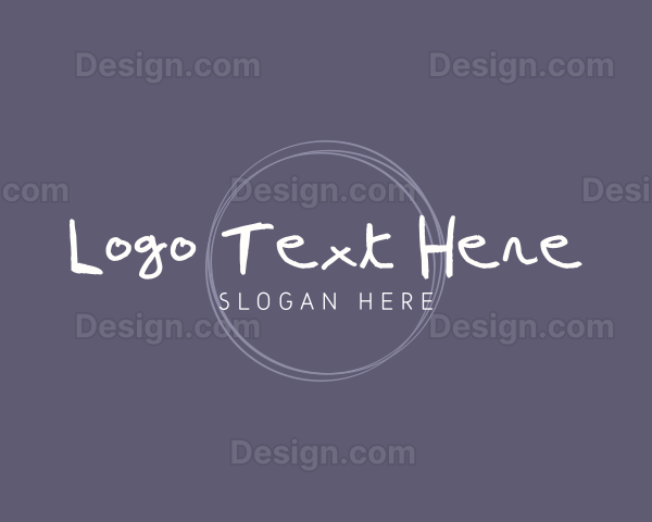 Mural Handwritten Brand Logo