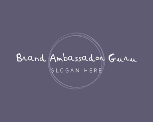 Mural Handwritten Brand logo design