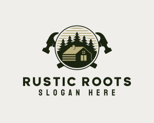 Rustic House Maintenance logo design