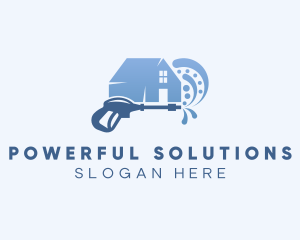 Home Apartment Pressure Washer logo design