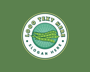 String Beans Legume Logo