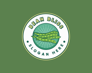 String Beans Legume logo design