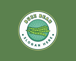 String Beans Legume logo design