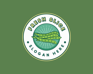 String Beans Legume logo design