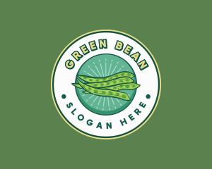 String Beans Legume logo design