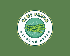 String Beans Legume logo design