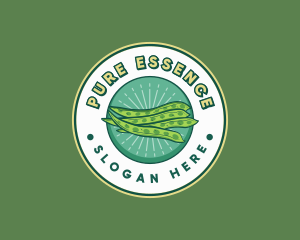 String Beans Legume logo design