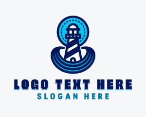 Marine Coastal Lighthouse logo