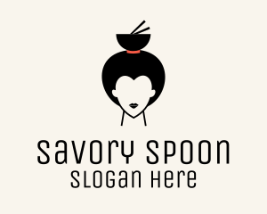 Asian Geisha Meal Bowl logo