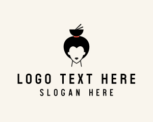 Asian Geisha Meal Bowl logo