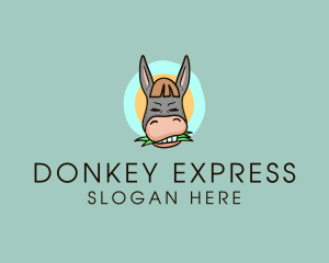 Zoo Animal Donkey  logo