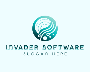 Cyber Software Developer logo design