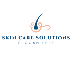 Dermatology Hair Treatment  logo design