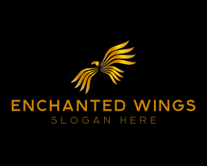 Luxury Eagle Wings logo design