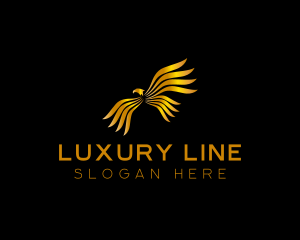 Luxury Eagle Wings logo design