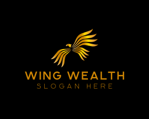 Luxury Eagle Wings logo design