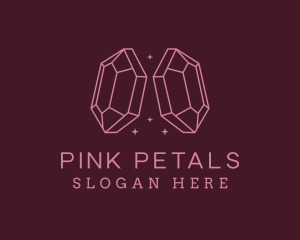 Pink Gemstone Jeweler logo design