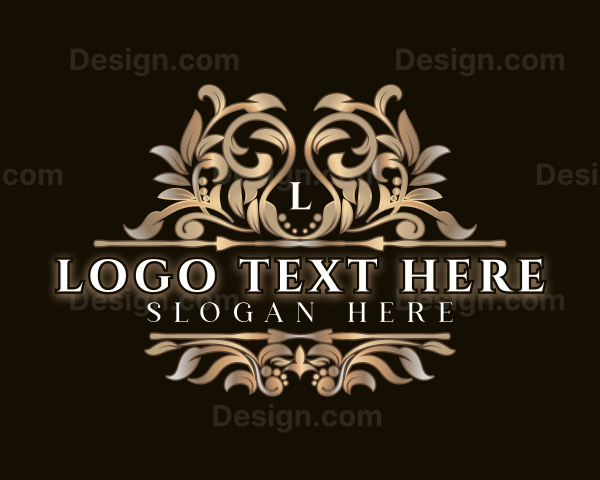 Luxury Floral Decoration Logo