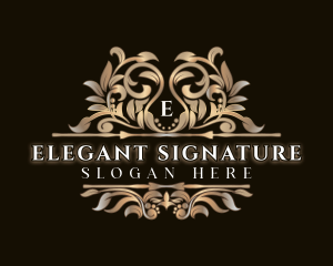 Luxury Floral Decoration logo design