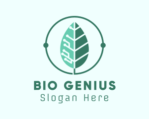 Biotech Agritech Leaf Circuit logo