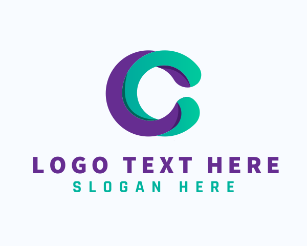 Green And Purple logo example 2