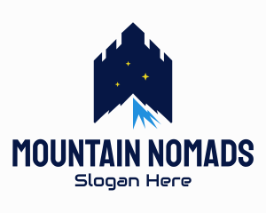 Mountain Peak Castle logo design