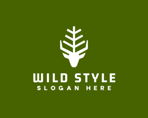 Wild Forest Deer logo design