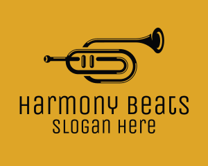Vintage Trumpet Jazz Music logo