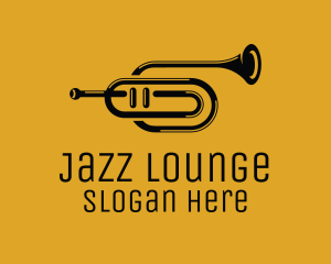 Vintage Trumpet Jazz Music logo