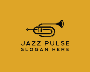 Vintage Trumpet Jazz Music logo