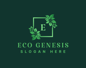 Nature Garden Flower logo design