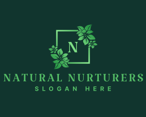 Nature Garden Flower logo design