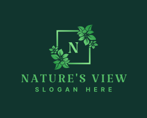 Nature Garden Flower logo design