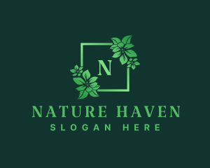 Nature Garden Flower logo design