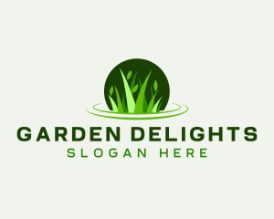 Grass Leaf Gardening logo design