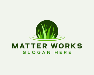 Grass Leaf Gardening logo design