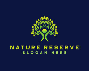 Human Tree Nature logo design