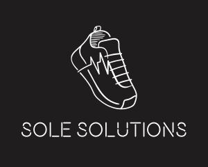 Modern Shoe Footwear logo design