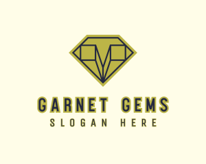 Diamond Crystal Gem  logo design