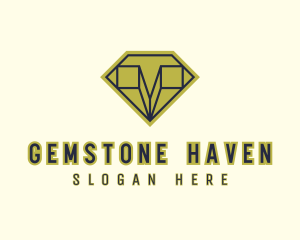 Diamond Crystal Gem  logo design