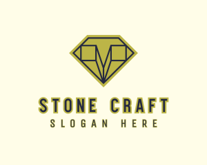 Diamond Crystal Gem  logo design