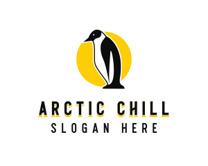 Wild Arctic Penguin logo
