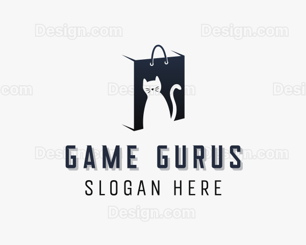 Cat Shopping Bag Logo