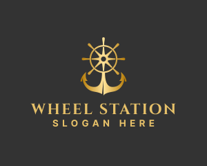 Golden Anchor Wheel logo